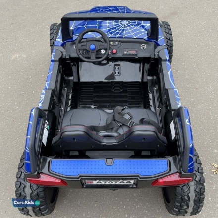 Электромобиль Buggy A707AA 4WD 24V синий спайдер, фото 5