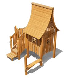 Игровой комплекс Эко VST 0033 для детской площадки, фото 2 Игровой комплекс Эко VST 0033 для детской площадки, фото 2