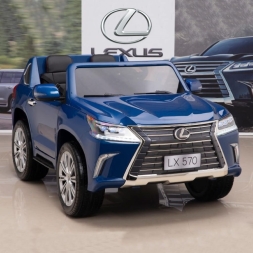 Электромобиль Lexus LX 570 4WD синий, фото 2