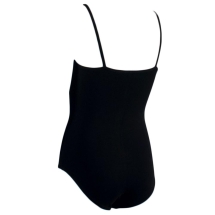 Купальник гимнастический на бретелях, хлопок черный 110 х/б (36, 38, 40, 42) Купальник гимнастический на бретелях, хлопок черный 110 х/б (36, 38, 40, 42)