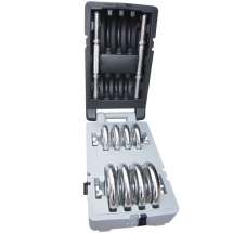 Набор хромированных, разборных гантелей 20кг., 2х10кг в кейсе-подставке Набор хромированных, разборных гантелей 20кг., 2х10кг в кейсе-подставке