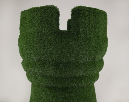 Топиари шахматы Ладья, h=210 см - газон Eco, фото 2