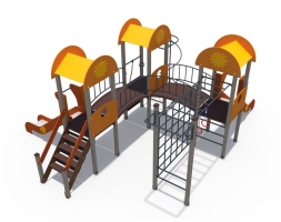 Детский игровой комплекс Солнышко Детский дворик 2 ДИО 03052, фото 2