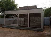 Застекленная беседка БАРБЕКЮ Застекленная беседка БАРБЕКЮ