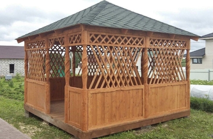 Прямоугольная беседка ЗАВИСТЬ СОСЕДА, фото 8