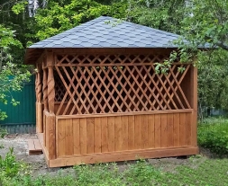 Прямоугольная беседка ЗАВИСТЬ СОСЕДА, фото 5