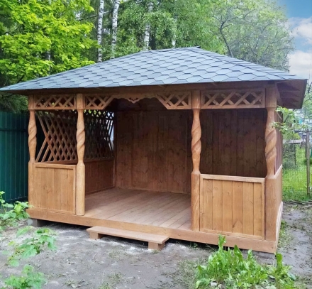 Прямоугольная беседка ЗАВИСТЬ СОСЕДА, фото 4