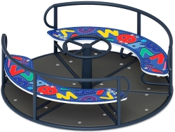 Карусель с рулем (Азбука) - ИО 30.01.04-12.И1, фото 1 Карусель с рулем (Азбука) - ИО 30.01.04-12.И1, фото 1