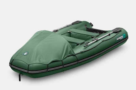 GLADIATOR E 350 PRO AIR Зеленый моторная лодка ПВХ, фото 1