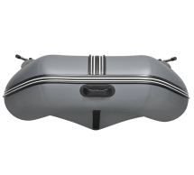 Моторная лодка ПВХ Фрегат 430 F Серый с фальшбортом