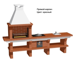 Печь Аристократ 716 S Прямоугольный кирпич микс коричневого с желтым, фото 10