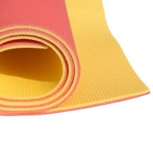 Коврик для фитнеса Оптима Плюс8 180х60х0,8см, двухслойный 2-х цветный