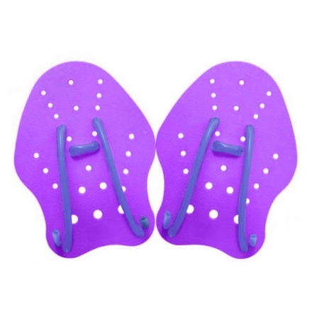 Лопатка для плавания с креплением, цвет Фиолетовый с Синим р. S, фото 1
