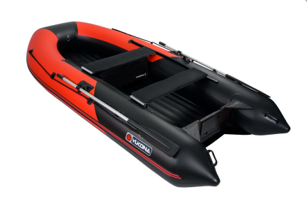 Лодка ПВХ Юкона (YUKONA) 360 НДНД надувная под мотор Серый, фото 7