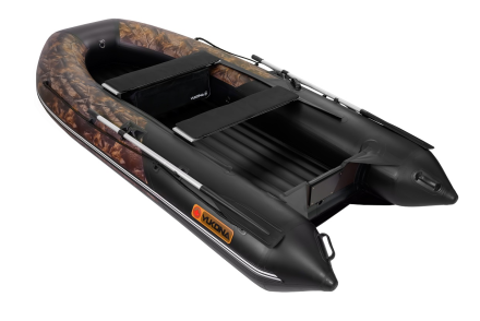 Лодка ПВХ Юкона (YUKONA) 360 НДНД надувная под мотор Серый, фото 8