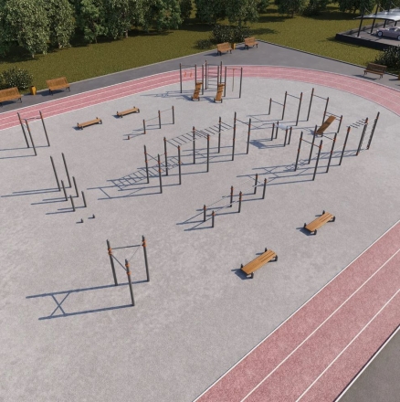 Спортивная площадка КС-10, фото 3