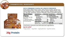 Батончик Quest Nutrition Quest Protein Bar Cinnamon Roll (Булочка с корицей) 12 шт