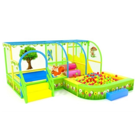 Детский игровой лабиринт «Фунтик-1» (3,5*4,6*2,2м), фото 1