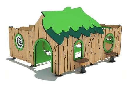 Детский игровой лабиринт Тропик (HPL) для игровой площадки, фото 1