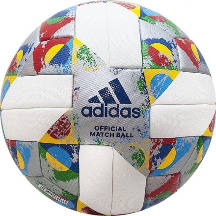 Мяч футбольный профессиональный &quot;ADIDAS UEFA Nations League&quot;, размер 5, оф. мяч Лиги Наций`18-19, фото 1