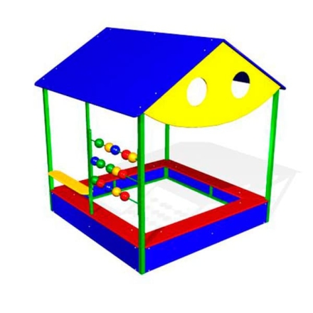 Песочный домик Магазин ЗНП012 для детской площадки, фото 1