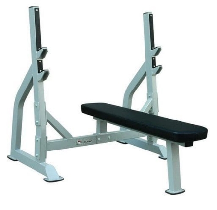Олимпийская скамья для жима лежа со стойками Impulse IFOFB, фото 1