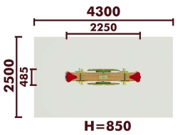 Качели-балансир Подсолнух 04104 для детской площадки, фото 2 Качели-балансир Подсолнух 04104 для детской площадки, фото 2