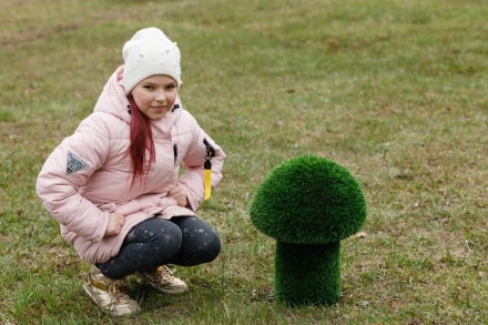 Топиари Гриб белый, размер S - газон Eco, фото 9