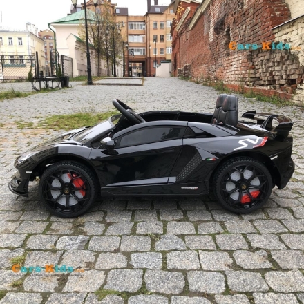 Электромобиль Lamborghini Aventador SVJ — HL328 черный, фото 9