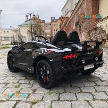 Электромобиль Lamborghini Aventador SVJ — HL328 черный Электромобиль Lamborghini Aventador SVJ — HL328 черный