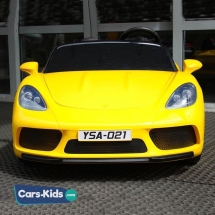 Электромобиль Porsche Cayman YSA021 180W желтый