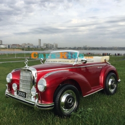 Электромобиль Mercedes-Benz 300S Retro красный, фото 8