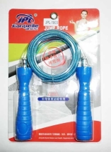 Скакалка 1803 (3м, ручки: пластик, шнур: металлический в резиновой оплетке)