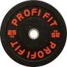 Изображение товара Диск для штанги HI-TEMP с цветными вкраплениями, PROFI-FIT D-51, 25 кг