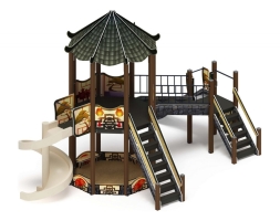 Детская игровая площадка Карнавал Шанхай ДИК 2.22.02-02 H=1200, H=2000, винтовой скат, фото 1 Детская игровая площадка Карнавал Шанхай ДИК 2.22.02-02 H=1200, H=2000, винтовой скат, фото 1