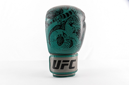 (Перчатки для бокса UFC PRO Thai Naga 16 Oz - зеленые), фото 14