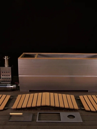 Нагреваемая ванна KELLEK Journey из алюминия на 2 человека, фото 4