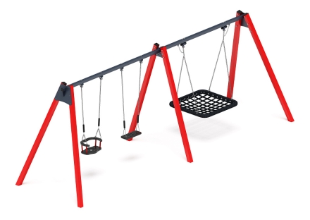 Качели М3 (красный) ИО 13.М.06.03.01.01-01, фото 1