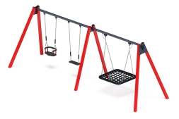 Качели М3 (красный) ИО 13.М.06.03.01.01-01, фото 4