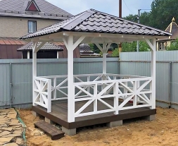 Квадратная беседка ЛОНДОН, фото 1