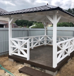 Квадратная беседка ЛОНДОН, фото 2