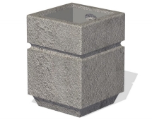 Урна железобетонная со вставкой Бетонград БЕТ-001