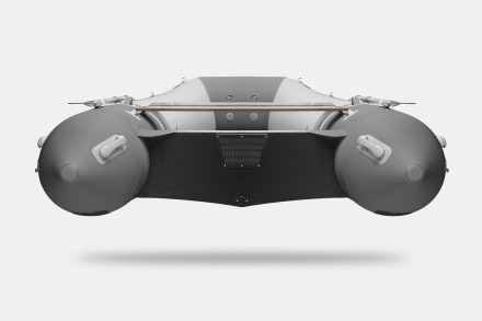 GLADIATOR B 420 LIGHT B Светло-темносерый моторная лодка ПВХ Фанерный пайол, фото 5