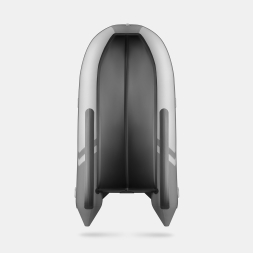 GLADIATOR B 420 LIGHT B Светло-темносерый моторная лодка ПВХ Фанерный пайол, фото 4