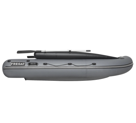 Моторная лодка ПВХ Фрегат 390 F с фальшбортом Серый, фото 5