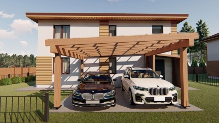 Навес для машин НЕЛЬСОН Базовая комплектация, фото 1