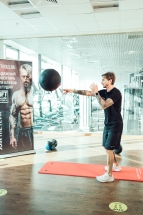 Тренировочный мяч Wall Ball Deluxe 4 кг Тренировочный мяч Wall Ball Deluxe 4 кг