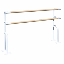 Станок хореографический напольный двухрядный 1,5 м (перекладина D-40 мм бук) Станок хореографический напольный двухрядный 1,5 м (перекладина D-40 мм бук)