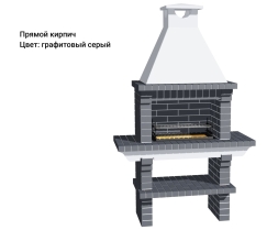 Печь Аристократ 702 Прямоугольный кирпич коричневый, фото 7