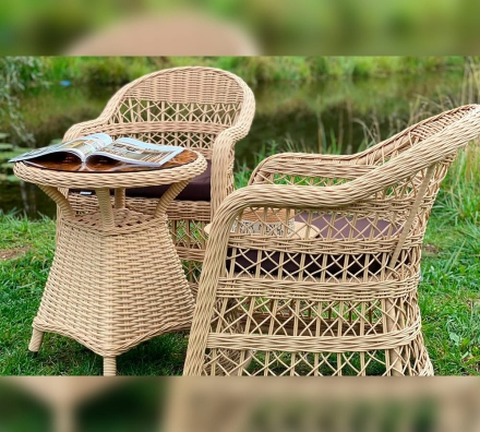 Комплект плетеной мебели МОККА LORETO бронза + бежевый, фото 14